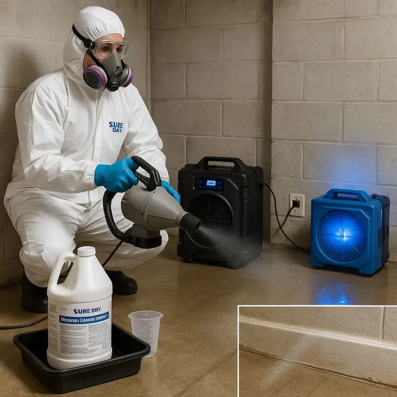 Sanitization and Odor Removal process in Weston Mills, NY
